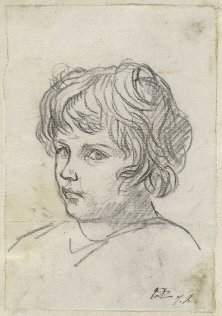 Jacques-Louis David, ‘Head of a Boy’, 1775/80