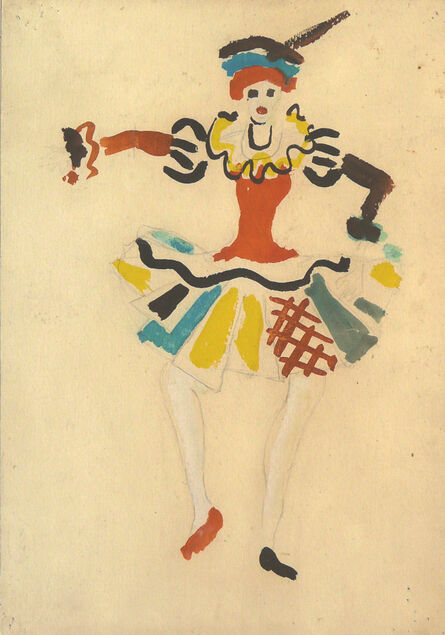Roberto Burle Marx, ‘Costume design for Igor Stravinsky’s ballet Petrushka: Ballerina’, 1954