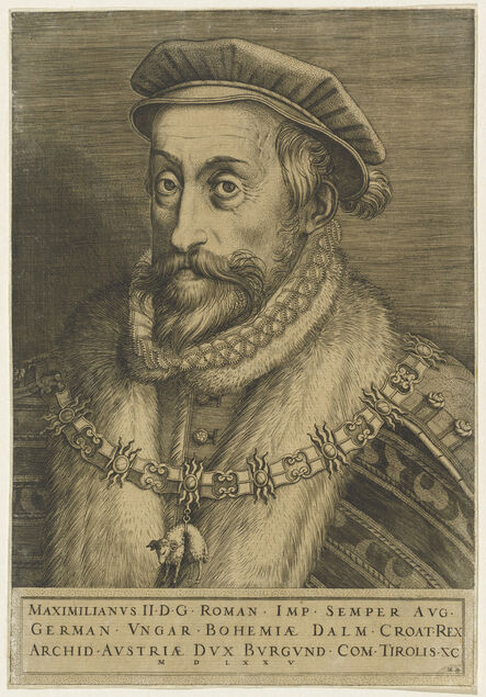 Martino Rota, ‘Maximilian II, Roman Emperor’, 1575