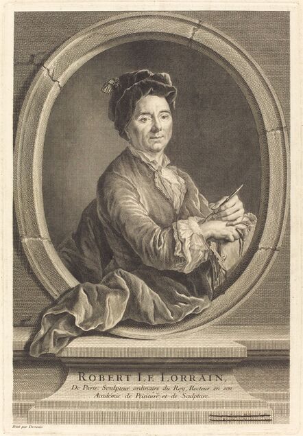 Jacques-Philippe Le Bas after Hubert Drouais, ‘Robert le Lorrain’, 1741
