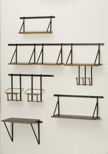 Jacques Adnet, ‘Set of Wall Mounted Shelves’, ca. 1950