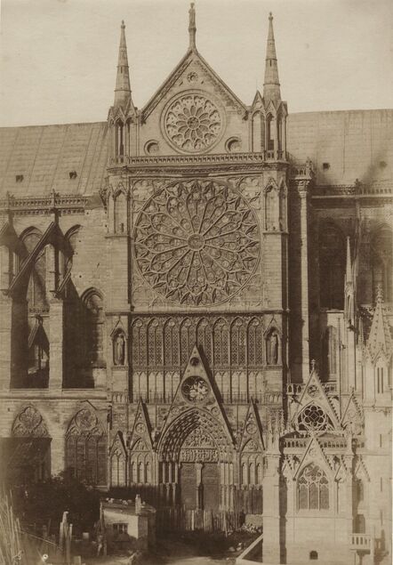 Jean-Louis-Henri Le Secq, ‘Cathédrale Notre-Dame, portail méridional, Paris’, 1851/1851