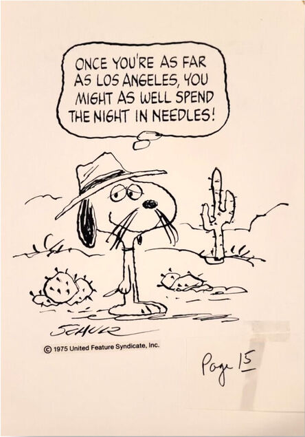Charles M. Schulz, ‘Spike in the California Desert’, ca. 1975