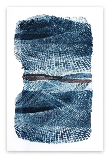 Marcy Rosenblat, ‘Blue Netting’, 2017