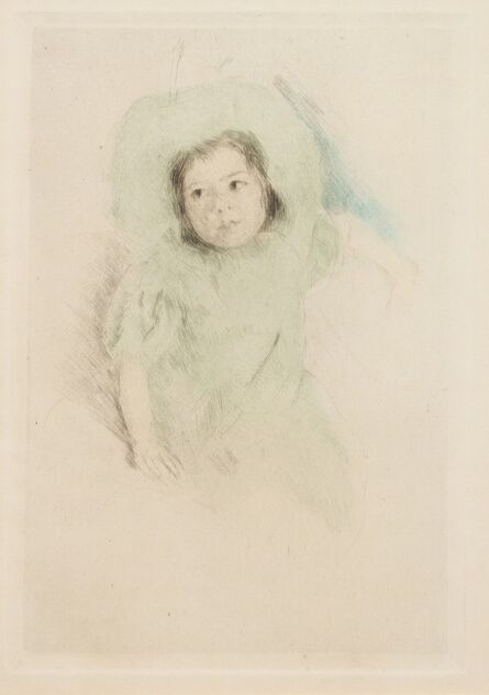 Mary Cassatt, ‘Margot Wearing a Bonnet (No. 1)’, c. 1902
