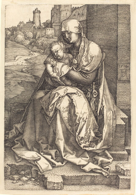 Albrecht Dürer, ‘The Virgin and Child Seated by the Wall’, 1514