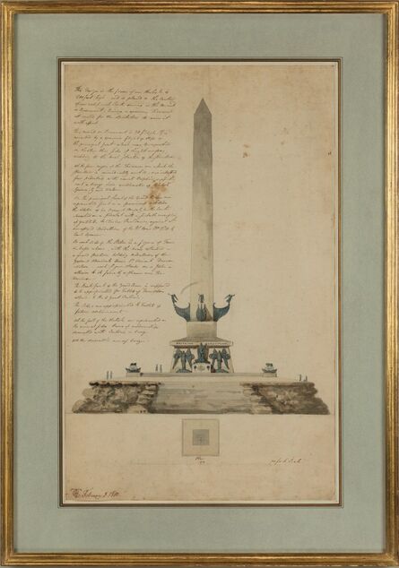 Charles Heathcote Tatham, ‘Design for a Naval Monument in London ’, 1800