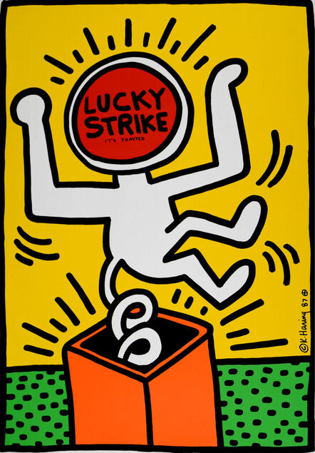Keith Haring, ‘Lucky Strike (#B)’, 1987