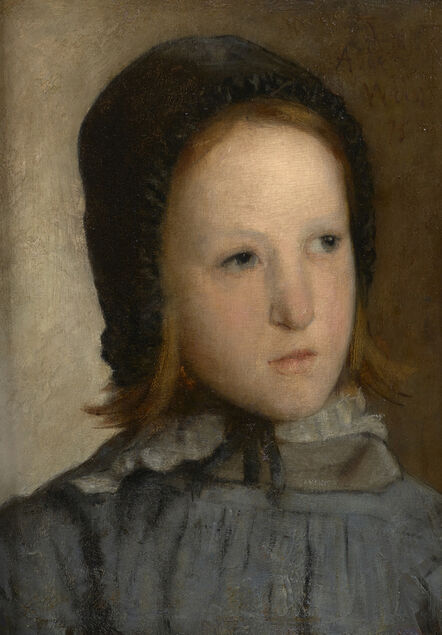 Julian Alden Weir, ‘Jeune Fille’, 1875