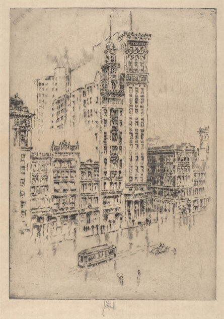 Joseph Pennell, ‘Union Square, Rainy Day’, 1904