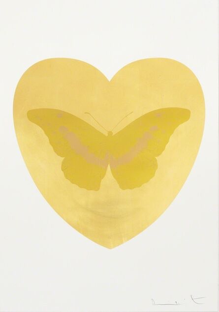 Damien Hirst, ‘I Love You - gold leaf, oriental gold, cool gold ’, 2015
