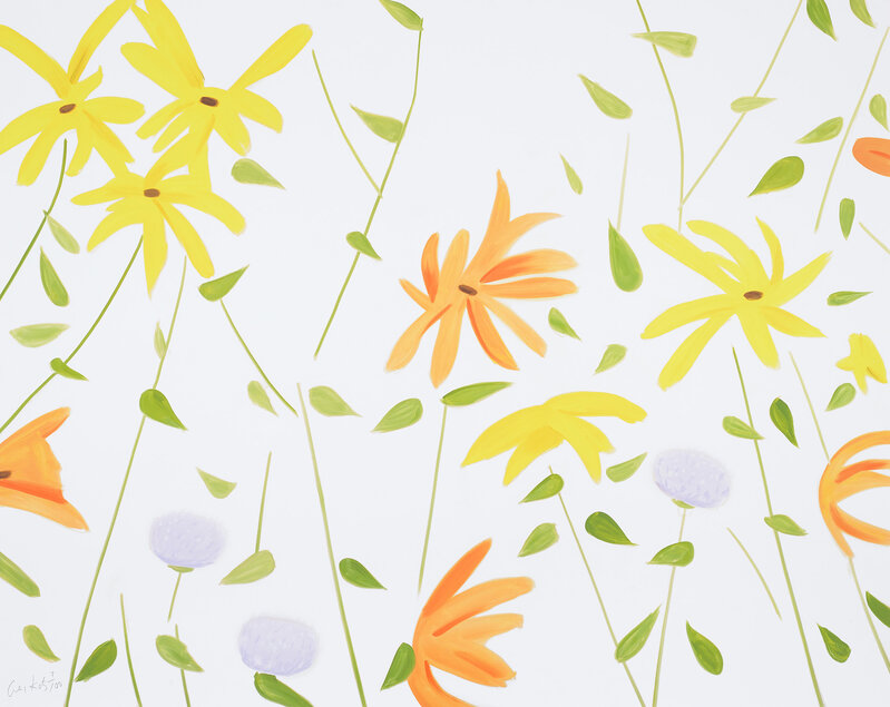 Alex Katz, ‘Flowers 2’, 2017, Print, Archival pigment print in colours, on Crane Museo Max paper, the full sheet., Phillips