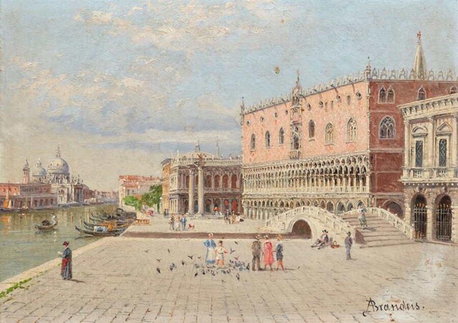 Riva degli Schiavoni with the Doge's Palace