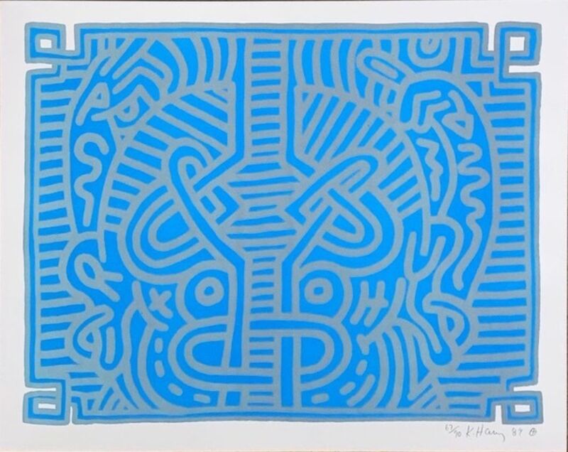Keith Haring, ‘Chocolate Buddha #1’, 1989, Print, Lithograph, bG Gallery