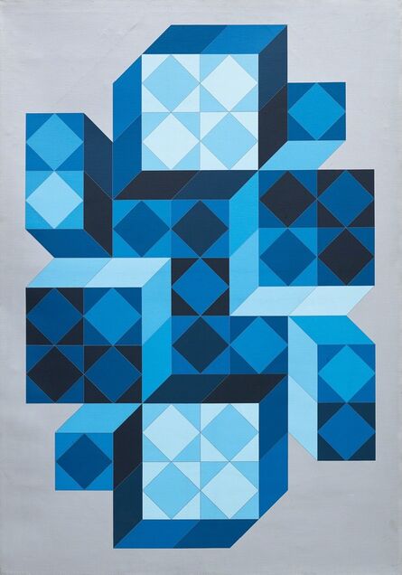 Victor Vasarely, ‘Tridim-Kek’, 1972