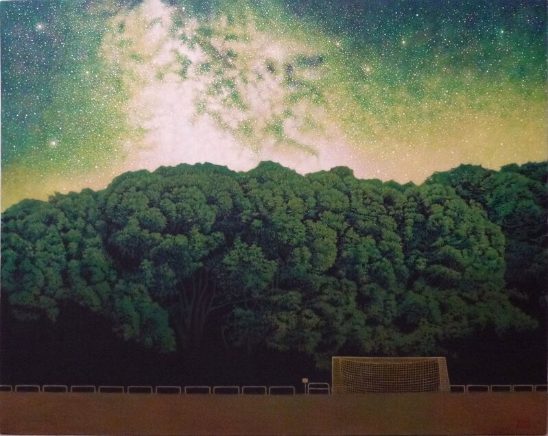 Yasushi Ikejiri, ‘Nighttime Park’, 2013, Painting, Oil on canvas, SEIZAN Gallery
