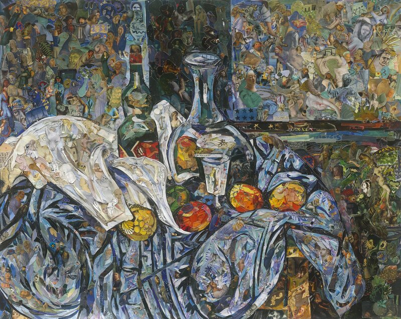 Vik Muniz, ‘National Gallery of Art (The Peppermint Bottle, after Cézanne), Repro’, 2018, Photography, Digital C-Print, Sikkema Jenkins & Co.