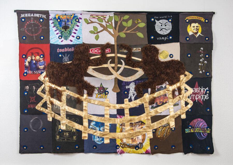 Concert Tee Shirt Tapestry: 'The Mammoth Tapestry'