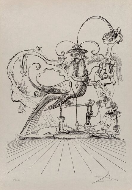 Salvador Dalí, ‘Untitled, from Les songes drôlatiques de Pantagruel’, 1973