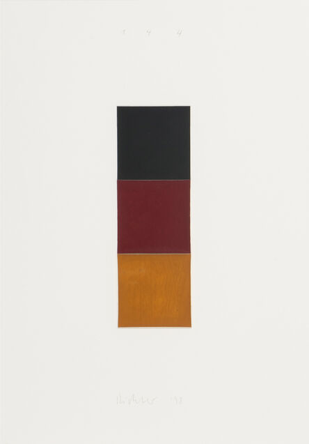 Gerhard Richter, ‘Schwarz, Rot, Gold I’, 1998