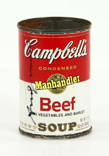 Andy Warhol, ‘Campbell's Soup Can (Hand Signed by Andy Warhol at Fiorucci's for the ACE Gallery)’, 1978