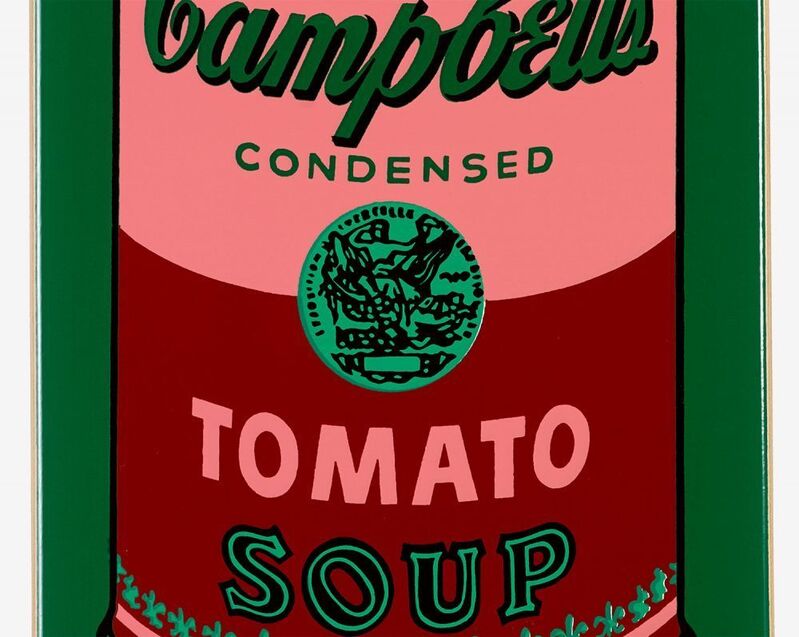 Andy Warhol, ‘Colored Campbell's Soup (Blood) Skateboard Deck’, 2017, Ephemera or Merchandise, 7-ply Canadian Maplewood with screen-print, Artware Editions