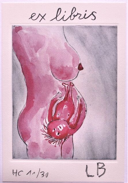 Louise Bourgeois, ‘The Reticent Child (ex libris)’, 2005