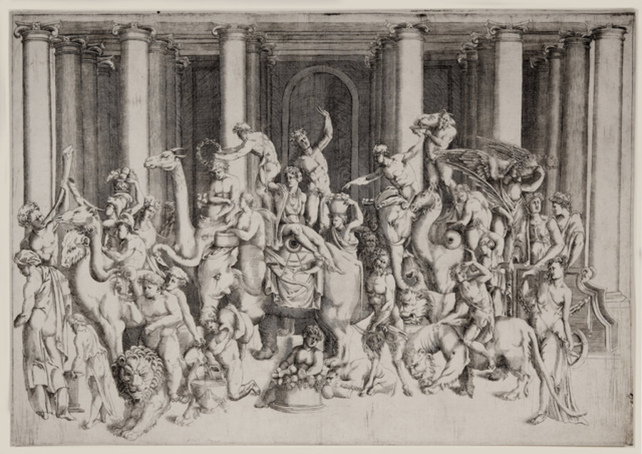 Bacchus and Ariadne on a Triumphal Chariot.