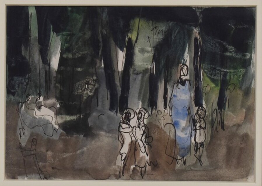 Parisian Park Scene