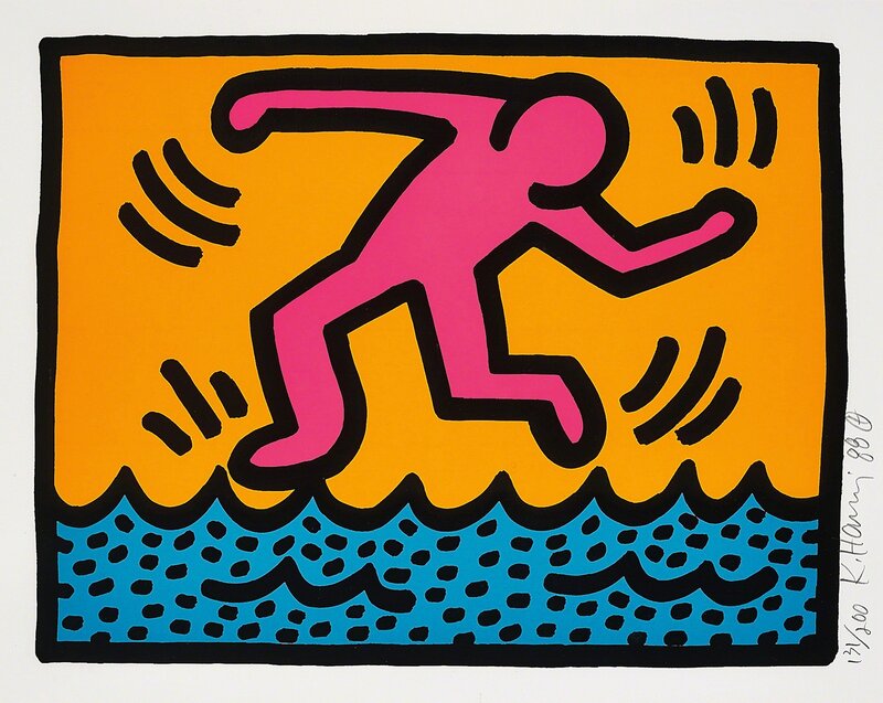Keith Haring, ‘Pop Shop II: one plate’, 1988, Print, Screenprint in colours, on wove paper, with full margins., Phillips