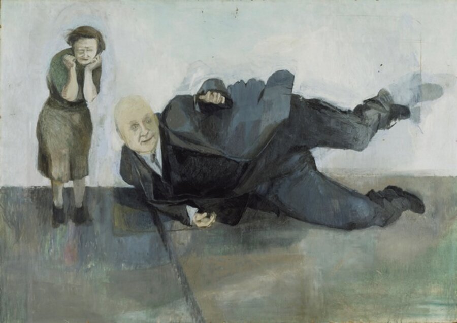 A Man who Suddenly Fell Over