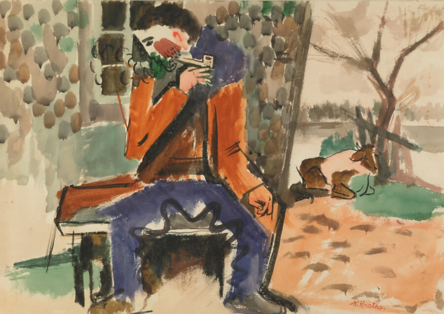 Untitled (Man with Pipe)