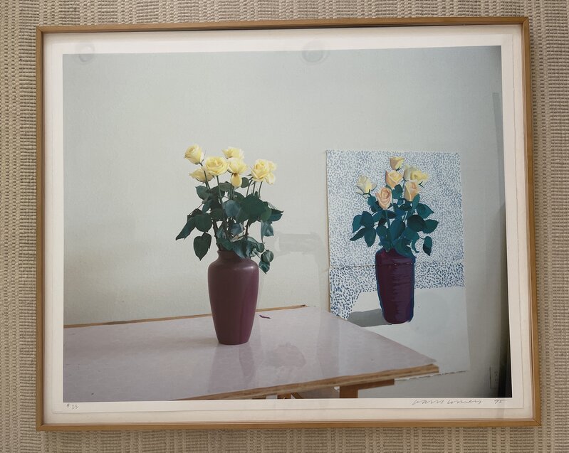 David Hockney, ‘Roses for Mother’, 1995, Print, Digital inkjet print, Artsy x Thurgood Marshall College Fund