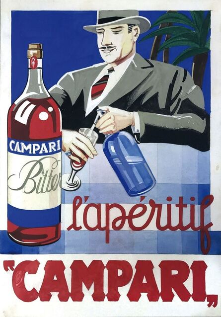 ‘L’APERITIF CAMPARI’, ca 1935