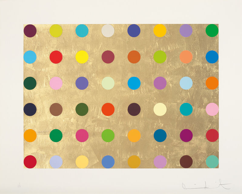 Damien Hirst, ‘Gold Thioglucose’, 2008, Print, Screenprint in colours with gold leaf, on Somerset paper, with full margins., Phillips