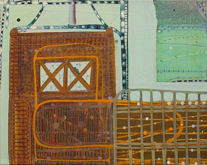 Sharon Horvath, ‘Basket Weaver's Defense’, 2005, Painting, Dispersed pigment and polymer on canvas, Bookstein Projects