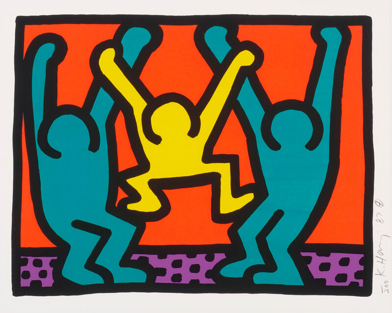 Keith Haring, ‘Pop Shop I’, 1987, Print, Screen Print, Oliver Clatworthy