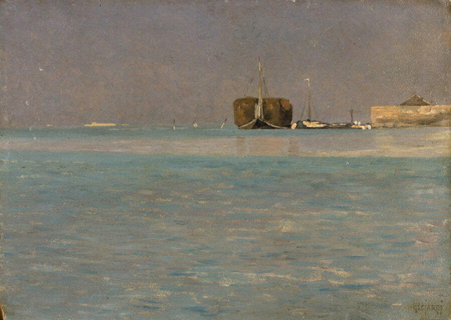 Marina with boats