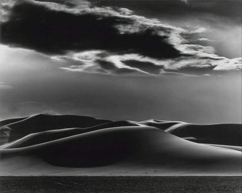 Brett Weston, ‘Dunes & Clouds, Shoshone’, 1969, Photography, Vintage silver gelatin contact print, Michael Hoppen Gallery