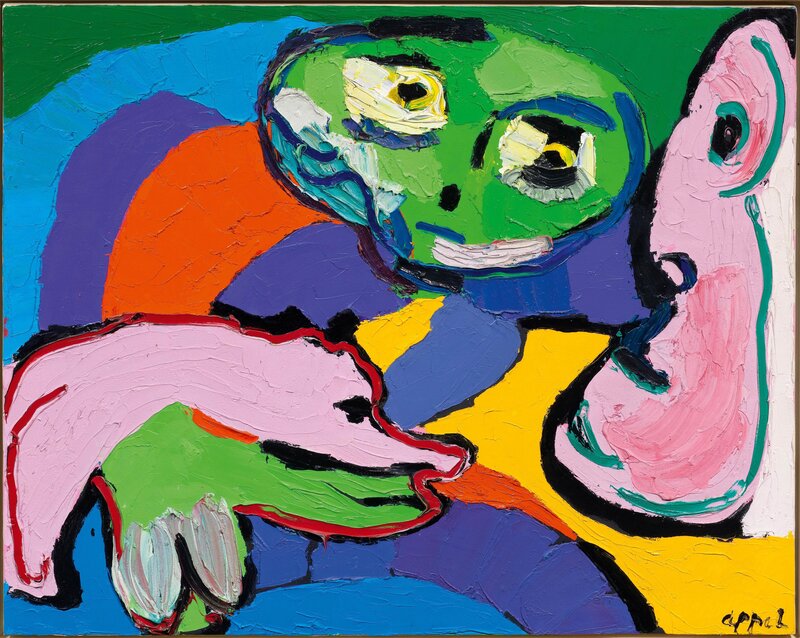 Karel Appel, ‘Cochon avec Femme’, 1971, Painting, Oil on canvas, Koller Auctions