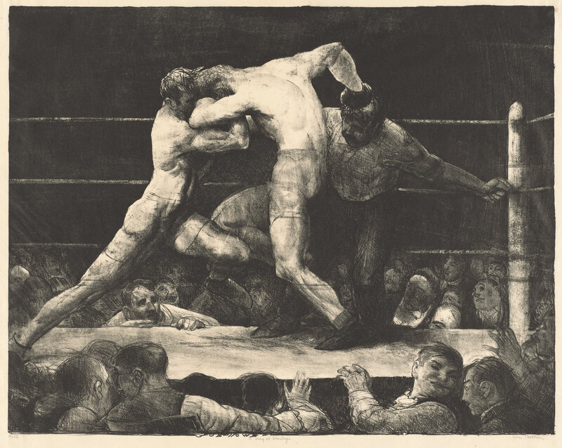 George Bellows, ‘A Stag at Sharkey's’, 1917, Print, Lithograph, National Gallery of Art, Washington, D.C.
