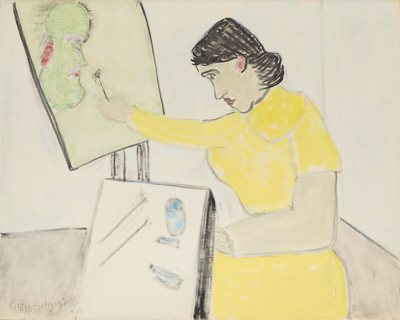 Milton Avery, ‘Artist Paints Artist’, 1962, Painting, Oil on board, Victoria Miro