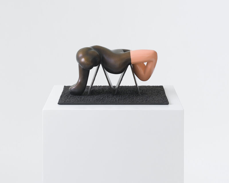 Anton Cotteleer, ‘She's not a modern type’, 2020, Sculpture, Bronze, metalpaint, Whitehouse Gallery
