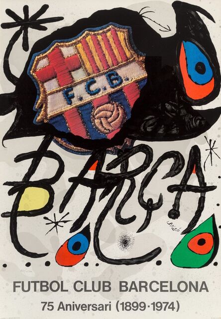 Joan Miró, ‘Futbol Club Barcelona’, 1974