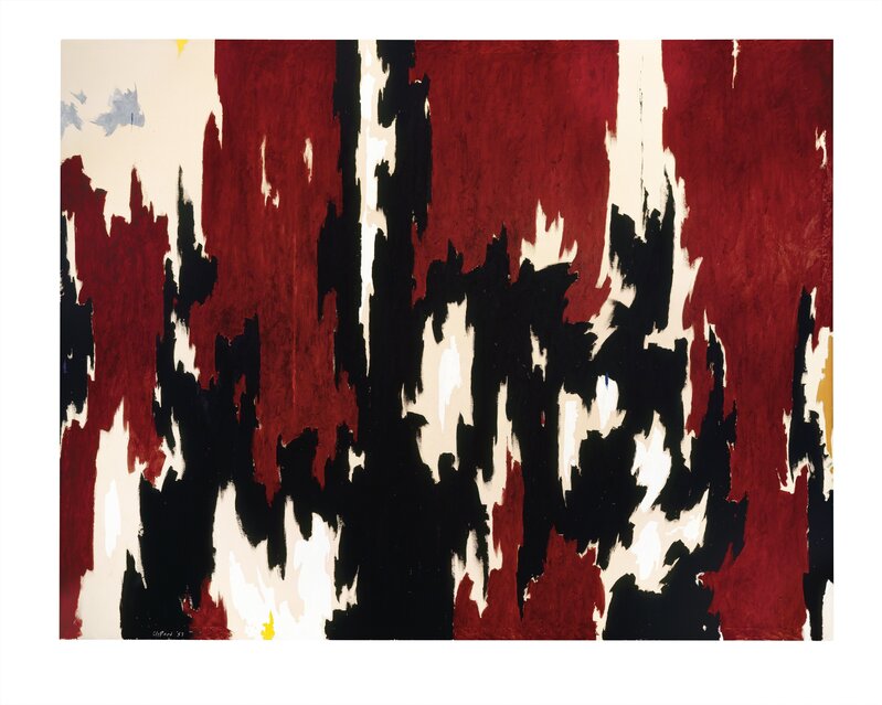 Clyfford Still, ‘1957-J No. 1 (PH-142)’, 1957, Painting, Oil on canvas, Anderson Collection at Stanford University