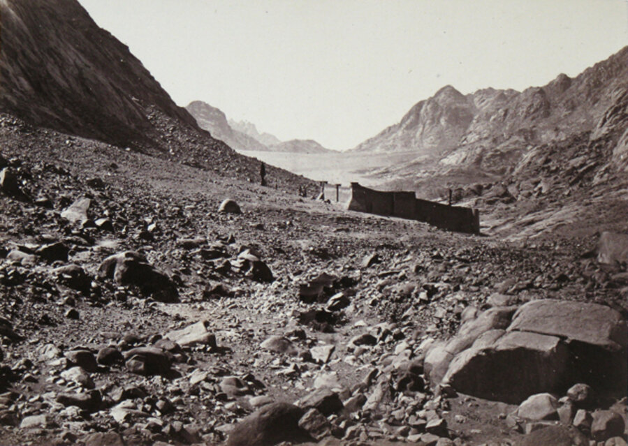 The Convent of Sinai (Convent of St. Catherine) and Plain of ER-Raha