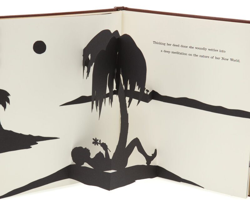 Kara Walker, ‘Freedom: A Fable’, 1997, Books and Portfolios, Pop-up book in bonded leather, paper, and ink, John Moran Auctioneers