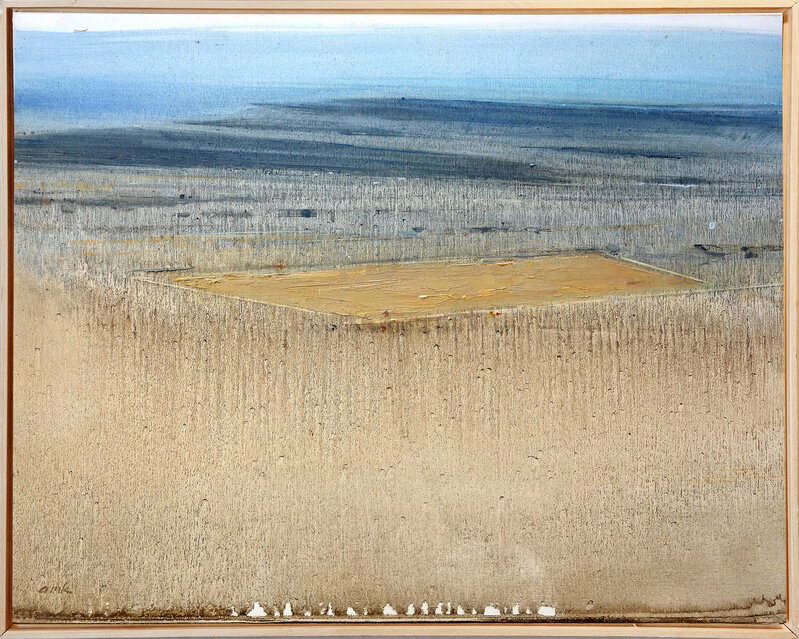 Anne Kaferle, ‘Yellow Diamond’, 2020, Painting, Oil on panel, Nüart Gallery