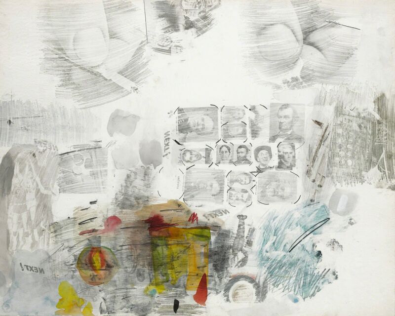 Robert Rauschenberg, ‘Untitled’, 1961, Drawing, Collage or other Work on Paper, Solvent transfer, pencil, watercolor and gouache on paper mounted to paper, Sotheby's: Contemporary Art Day Auction
