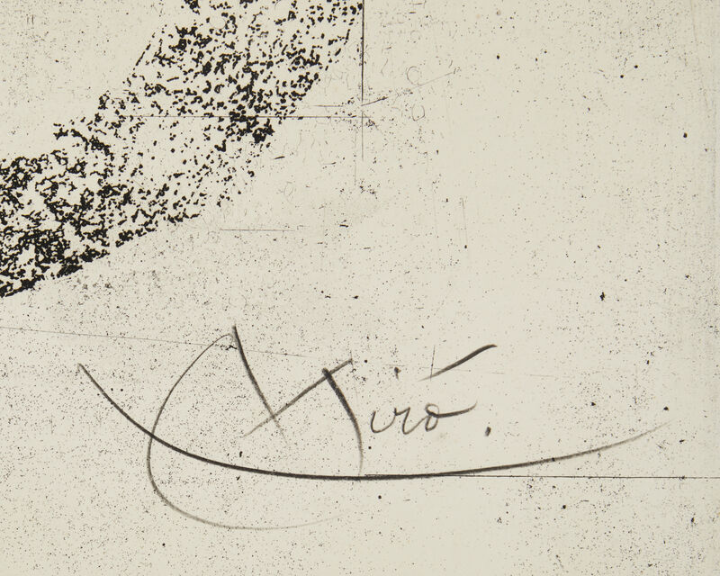 Joan Miró, ‘L'Astre du Marecage’, 1967, Print, Color aquatint with carborundum on paper under glass, Maeght Éditeur, Paris, pub., John Moran Auctioneers
